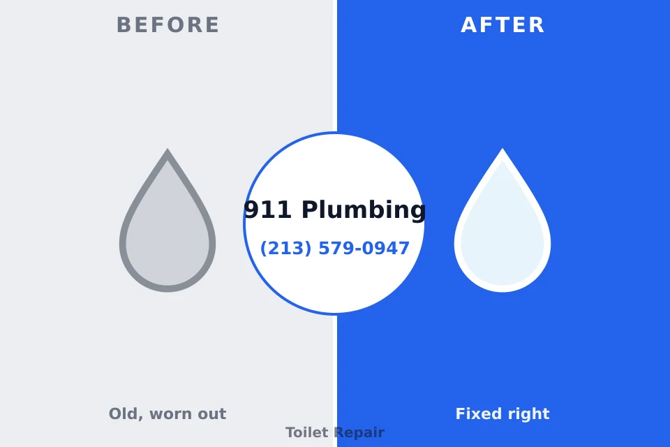 Before and after: plumbing company Pearlington, MS